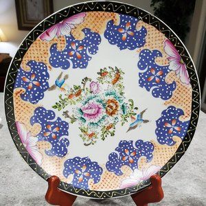 Flower plate with holder